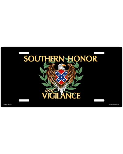 Southern Honor and Vigilance car tag